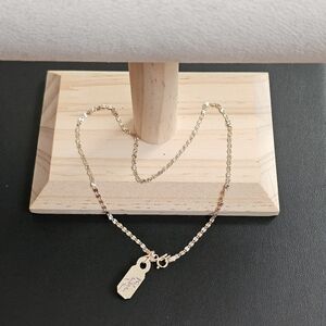 14k Gold Kid Tri Color Necklace 12 Inch